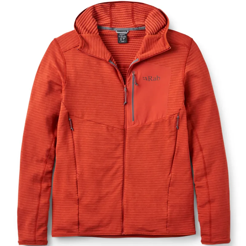 Rab Mens Ascendor Light Hoody - Tuscan Red