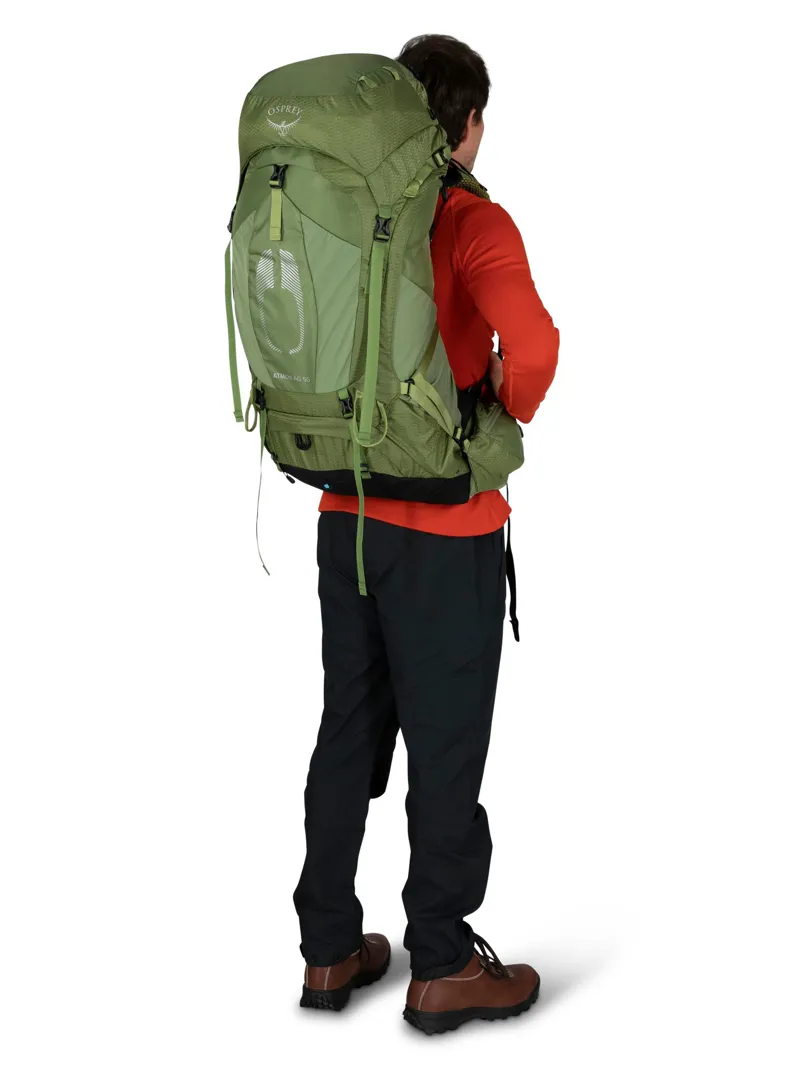 Osprey Mens Atmos AG 50 Rucksack - Mythical Green-5