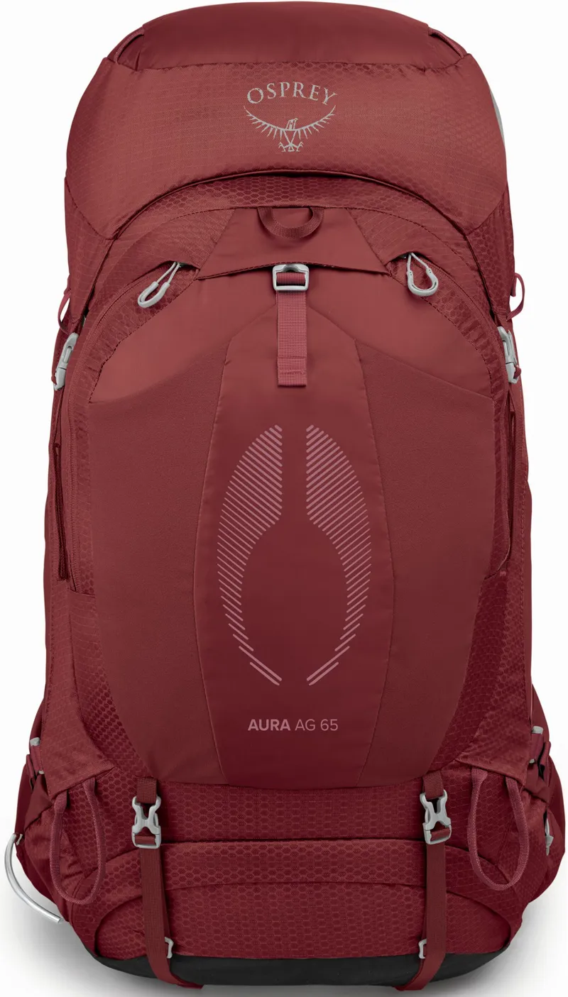 Osprey Womens Aura AG 65 Rucksack - Berry Sorbet Red-1