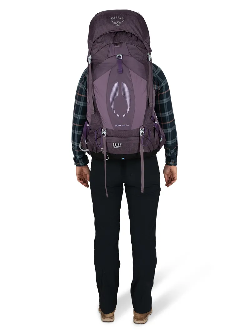 Osprey Womens Aura AG 50 Rucksack - Tungsten Grey-10