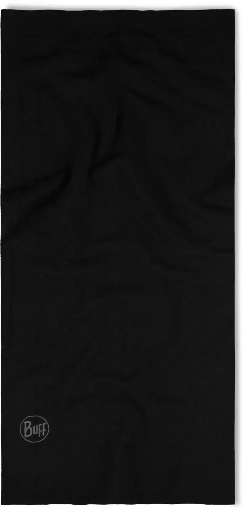 Buff Merino Midweight Wool Buff - Solid Black-1