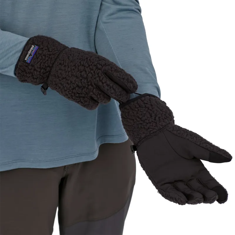 Patagonia Retro Pile Gloves - Black-1