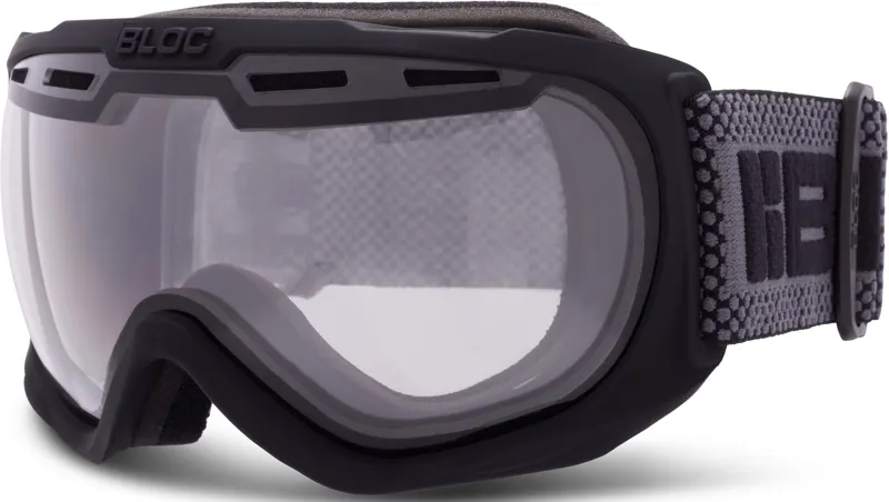 BLOC Boa Goggle - Matt Black-Clear Lens