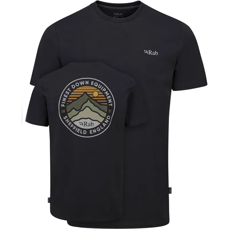 Rab Mens Basecamp 3 Peak Tee - Beluga