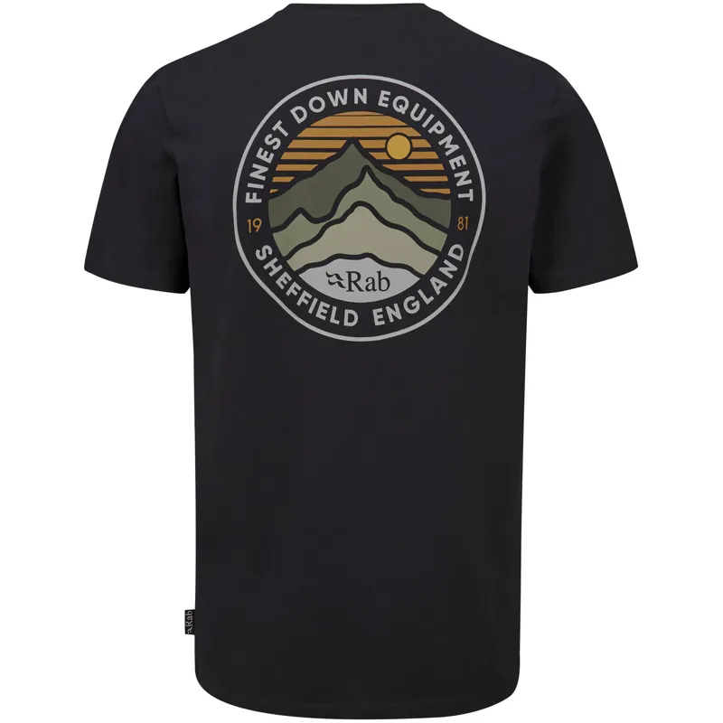 Rab Mens Basecamp 3 Peak Tee - Beluga-2