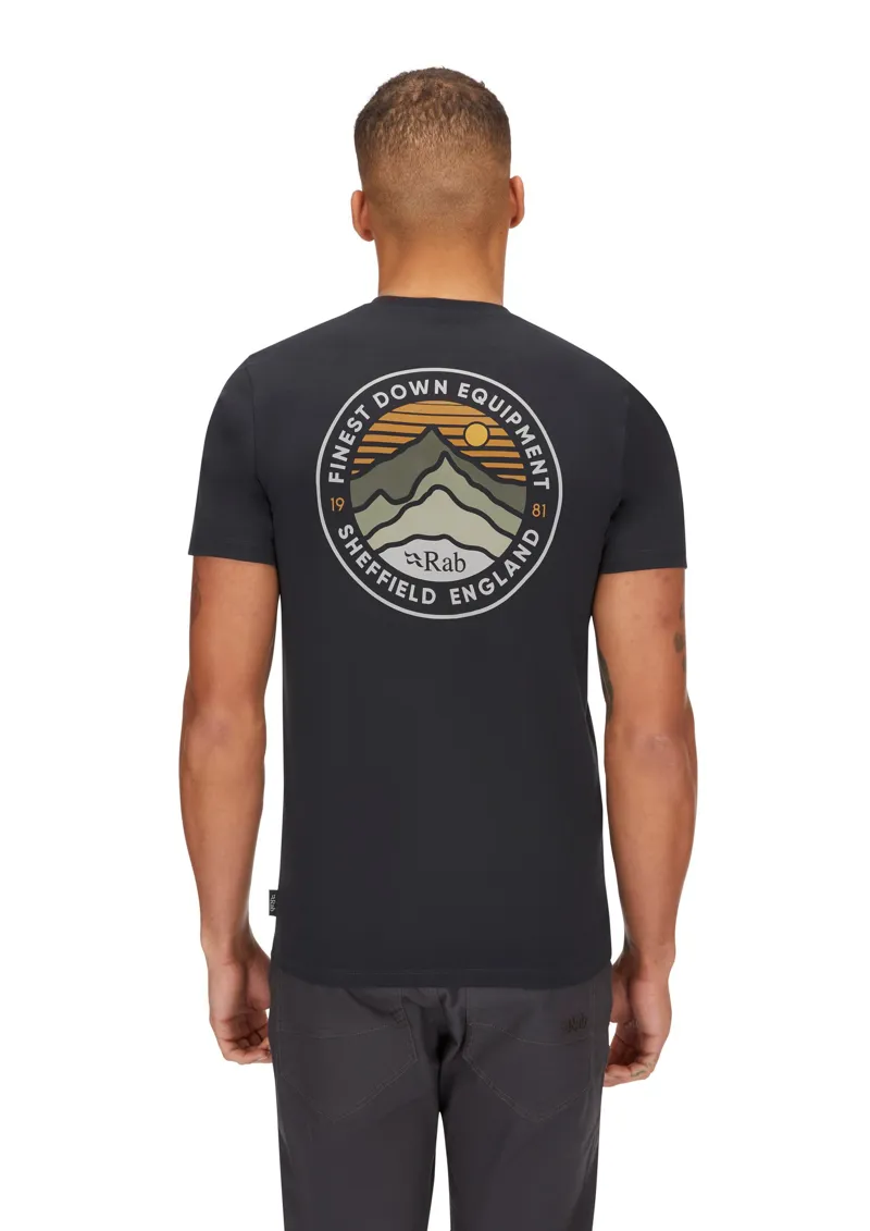 Rab Mens Basecamp 3 Peak Tee - Beluga-5