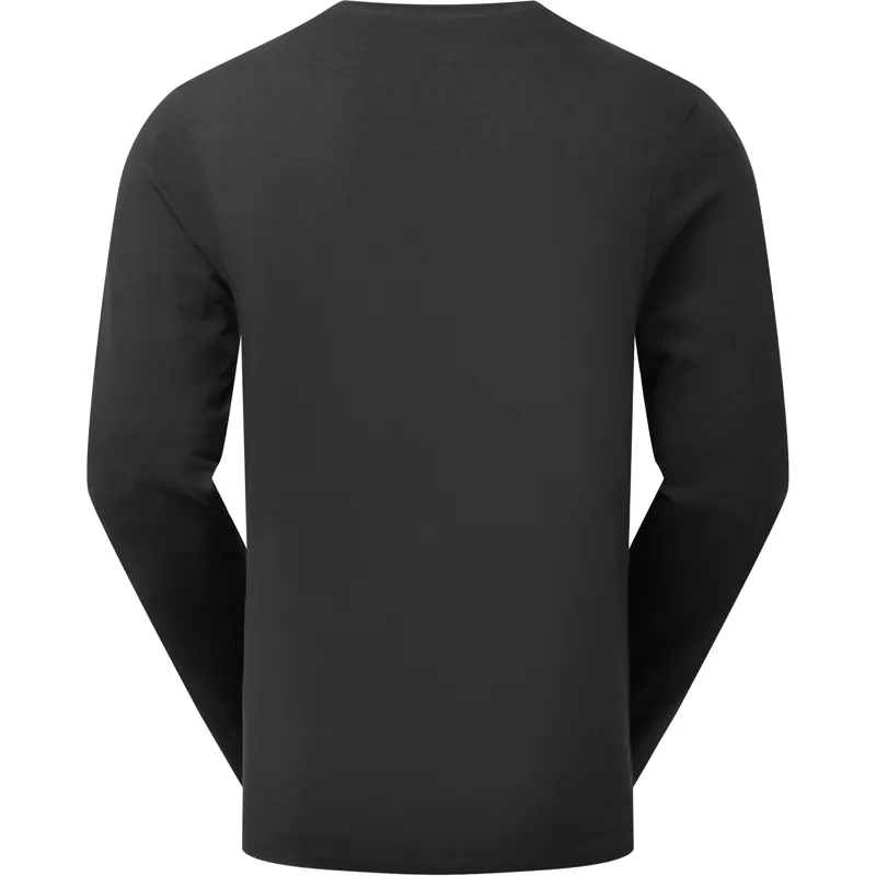 Rab Mens Basecamp Logo Badge Long Sleeved Tee - Beluga-1