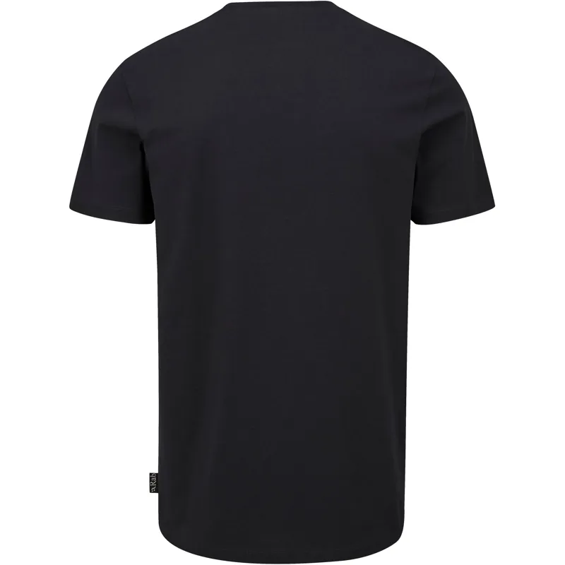 Rab Mens Basecamp Logo Badge Tee - Beluga-1
