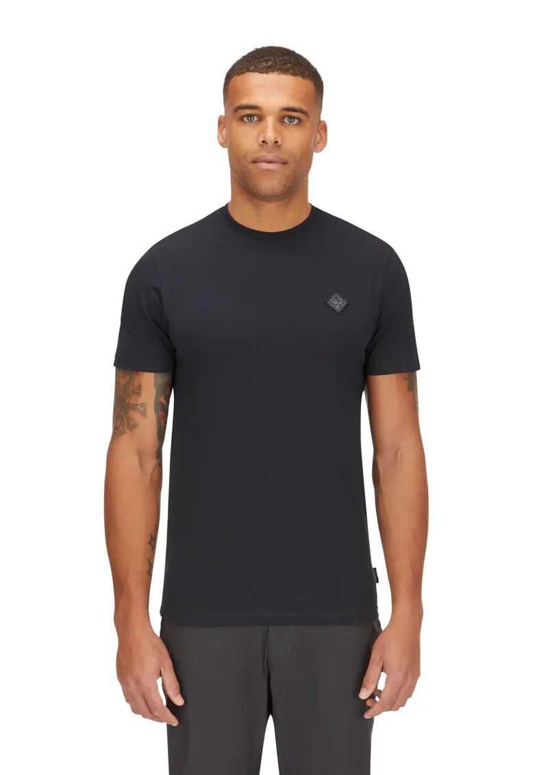 Rab Mens Basecamp Logo Badge Tee - Beluga-2