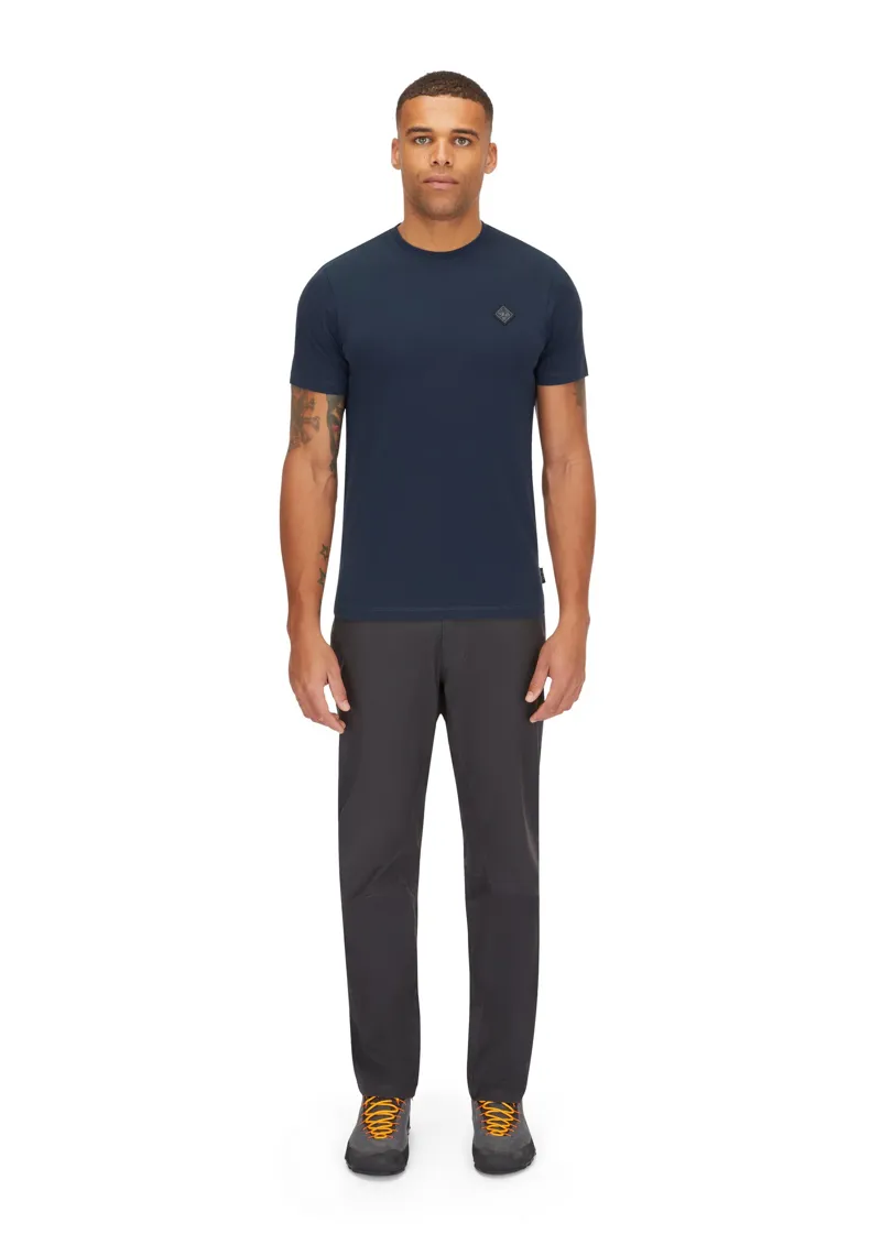 Rab Mens Basecamp Logo Badge Tee - Tempest Blue-5