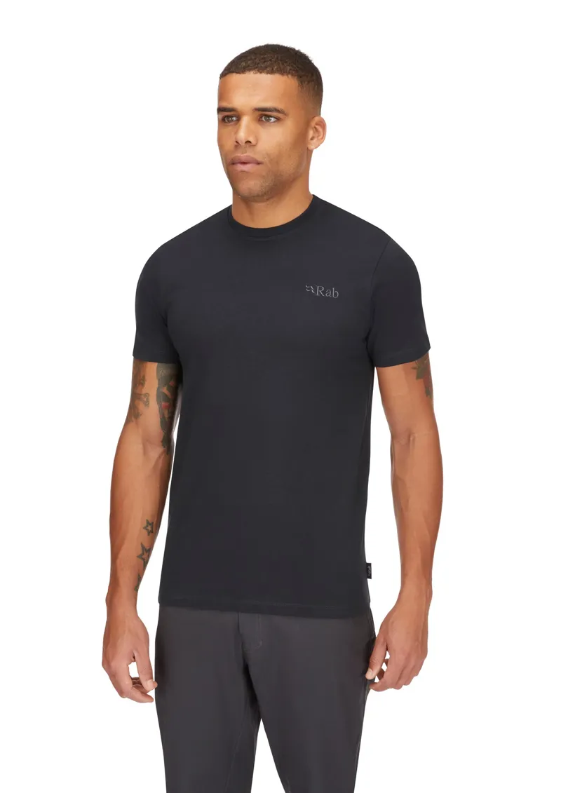 Rab Mens Basecamp Logo Tee - Beluga-3