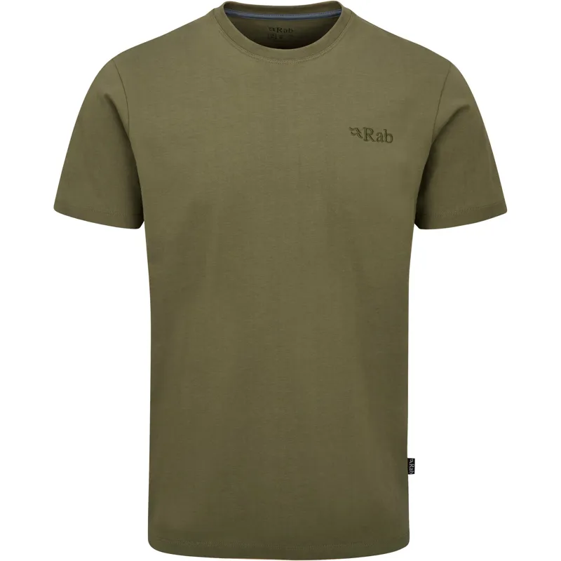 Rab Mens Basecamp Logo Tee - Light Khaki