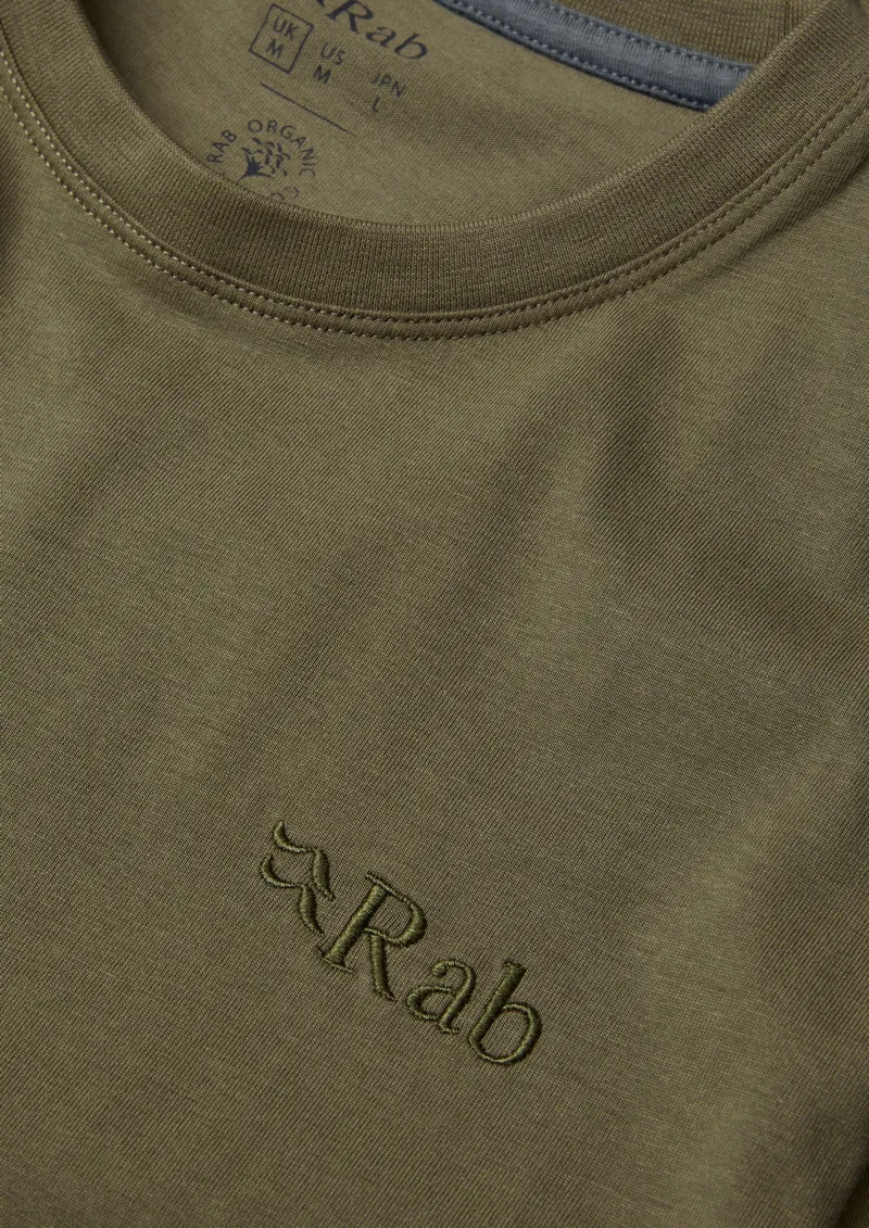 Rab Mens Basecamp Logo Tee - Light Khaki-7