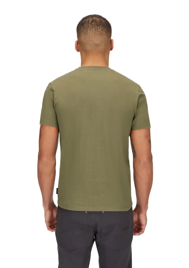 Rab Mens Basecamp Logo Tee - Light Khaki-4