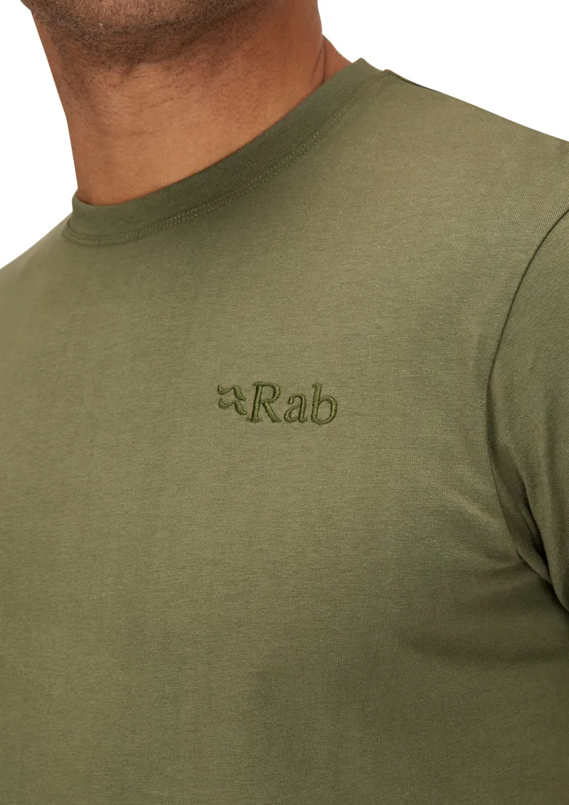Rab Mens Basecamp Logo Tee - Light Khaki-6