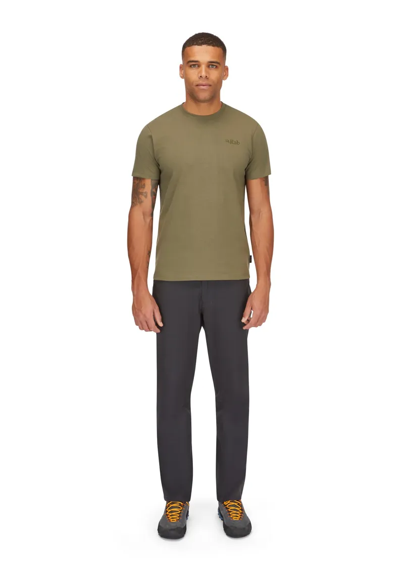 Rab Mens Basecamp Logo Tee - Light Khaki-5