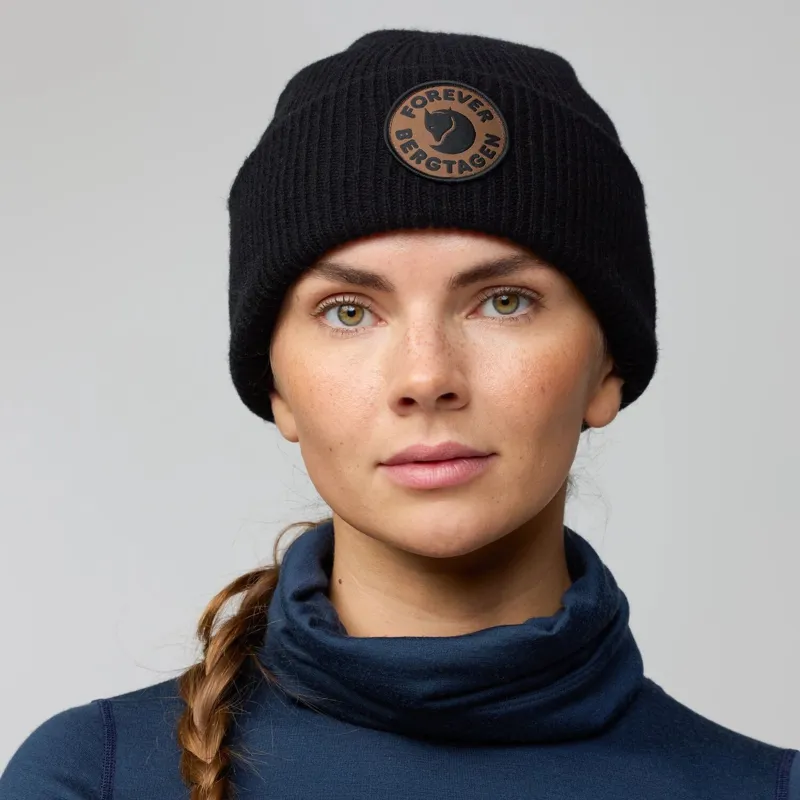 Fjallraven Bergtagen Forever Wool Beanie - Black-3