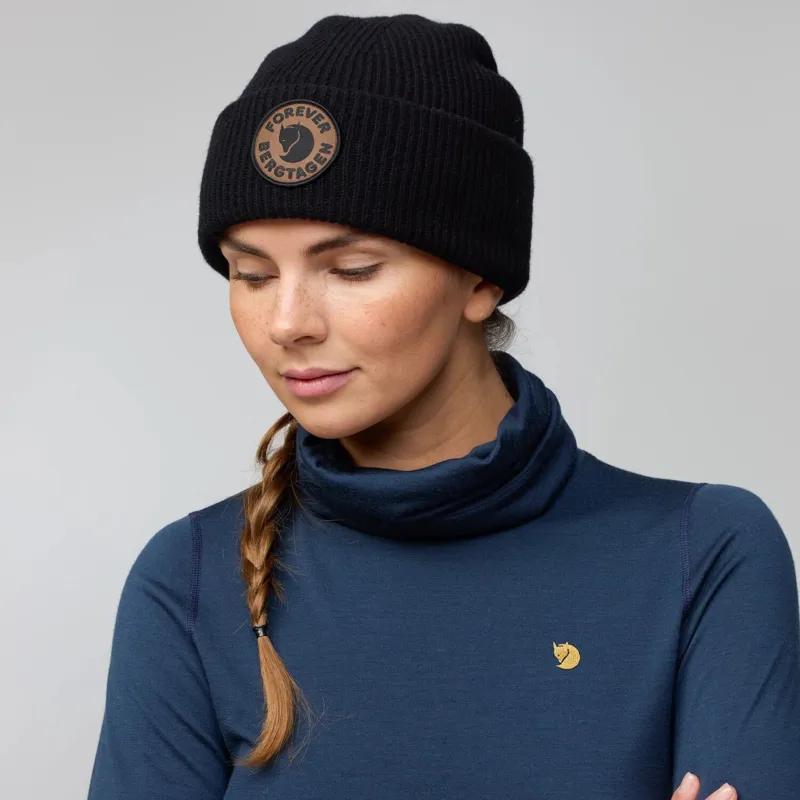 Fjallraven Bergtagen Forever Wool Beanie - Black-4