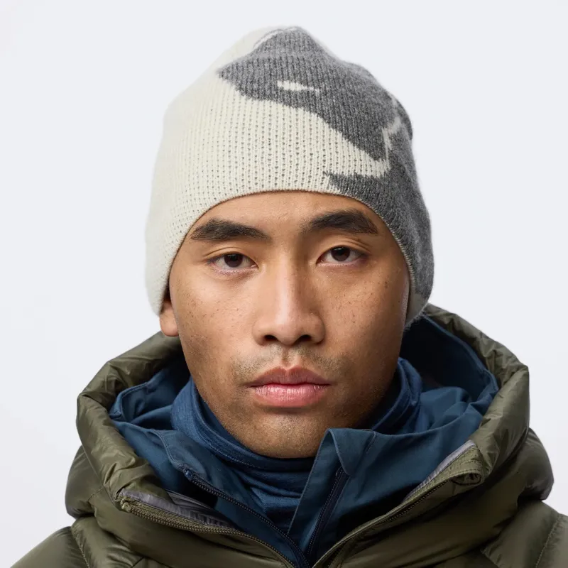 Fjallraven Bergtagen Jacquard Beanie - Black Deep Forest-3