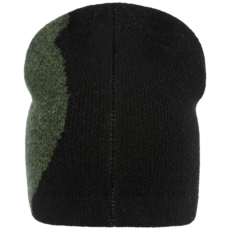 Fjallraven Bergtagen Jacquard Beanie - Black Deep Forest-2
