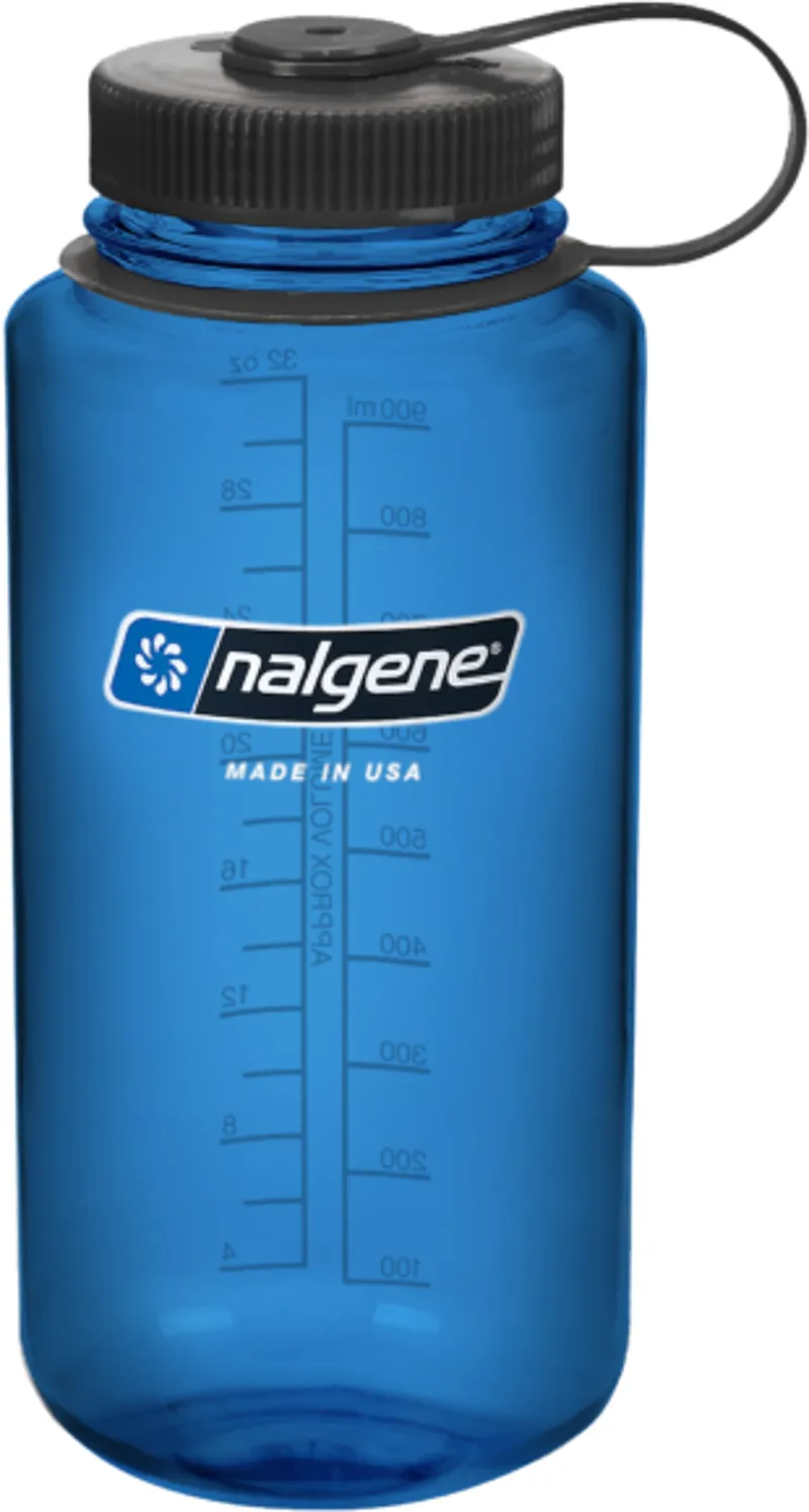 Nalgene Tritan Sustain Wide Mouth Bottle - 1L - Slate Blue 