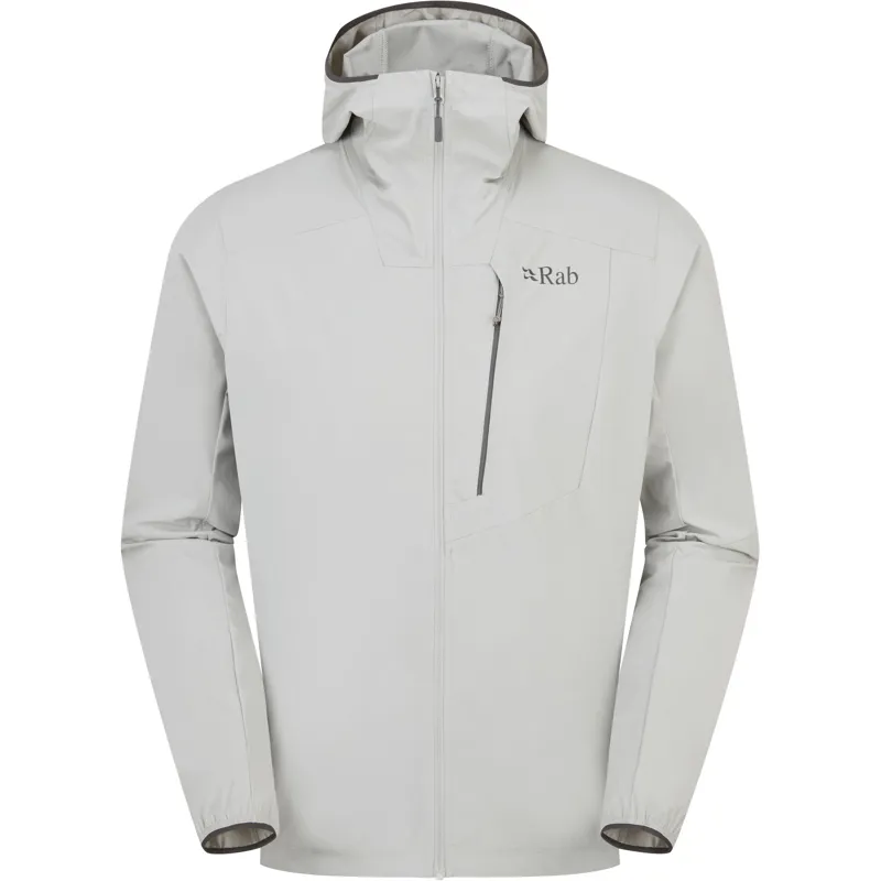 Rab Mens Borealis Alpine Hoody - Light Zinc