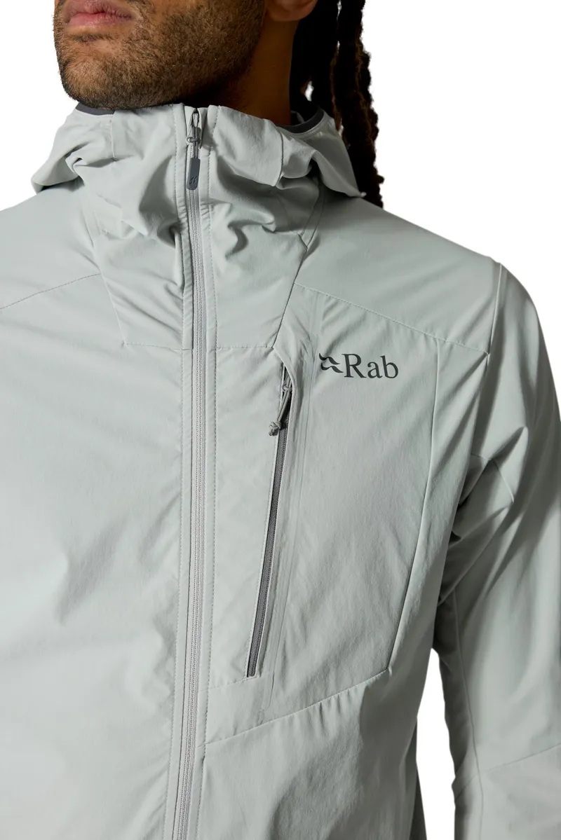 Rab Mens Borealis Alpine Hoody - Light Zinc-5