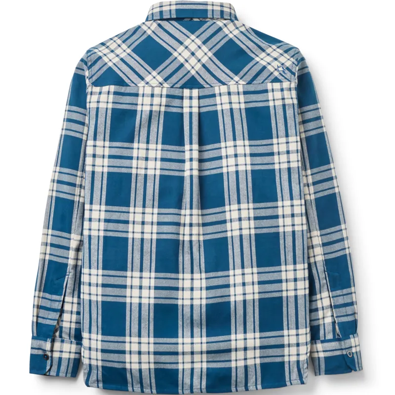 Rab Mens Boundary Shirt - Tempest Blue Check-1
