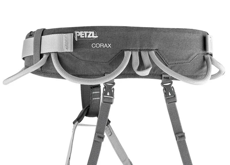 Petzl Corax Climbing Harness - Gray-4