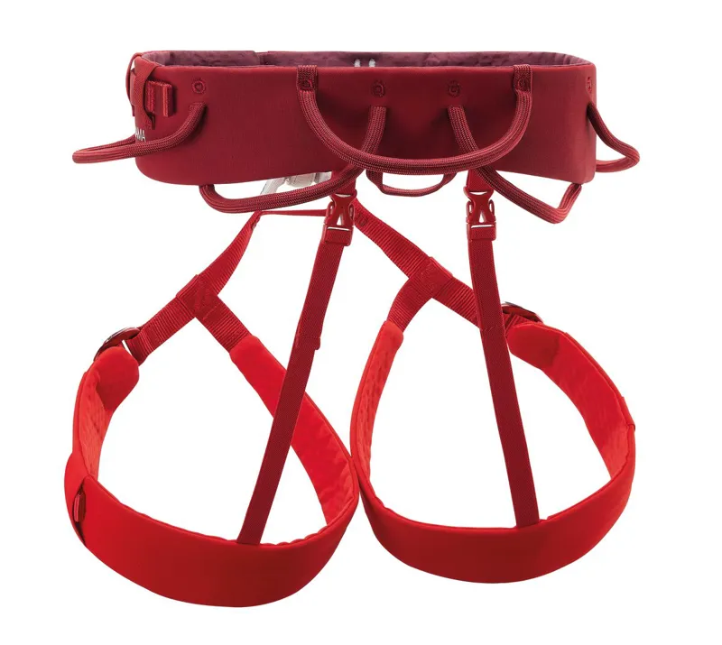 Petzl Adjama Climbing Harness - Dark Red-1