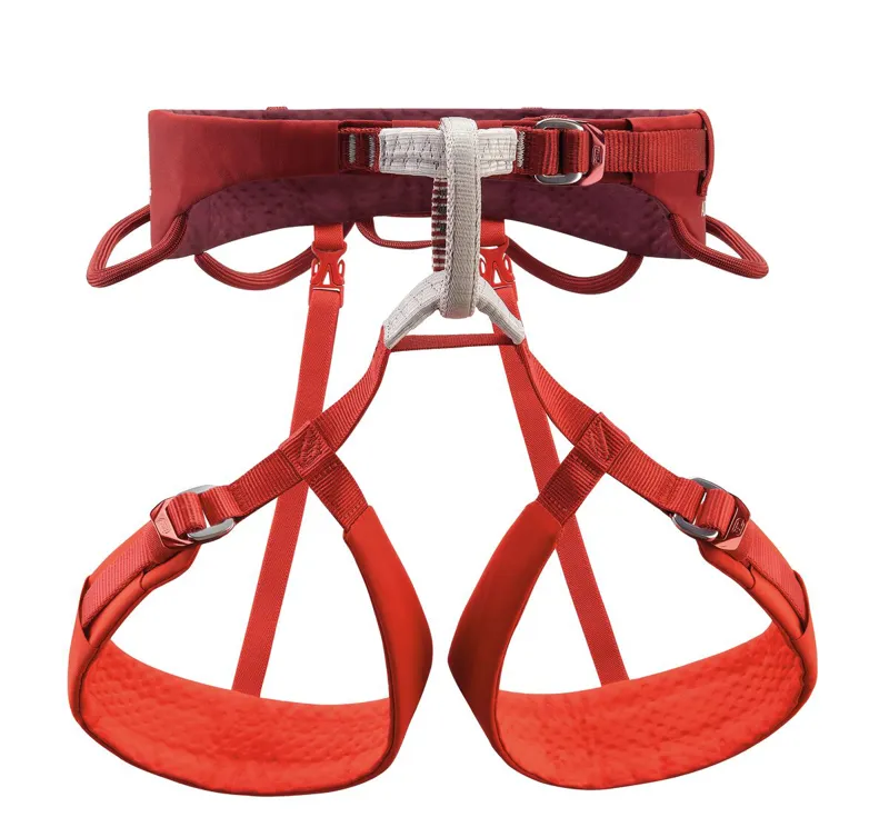 Petzl Adjama Climbing Harness - Dark Red