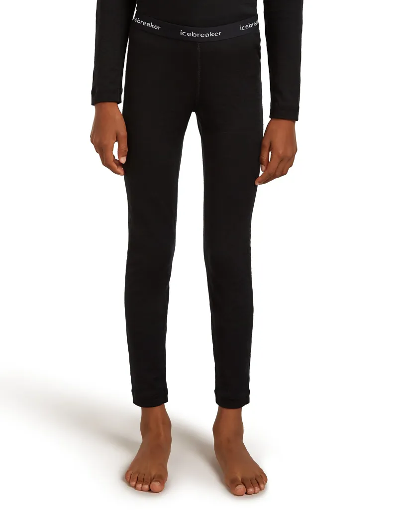 Icebreaker Kids 200 Oasis Leggings - Black-2