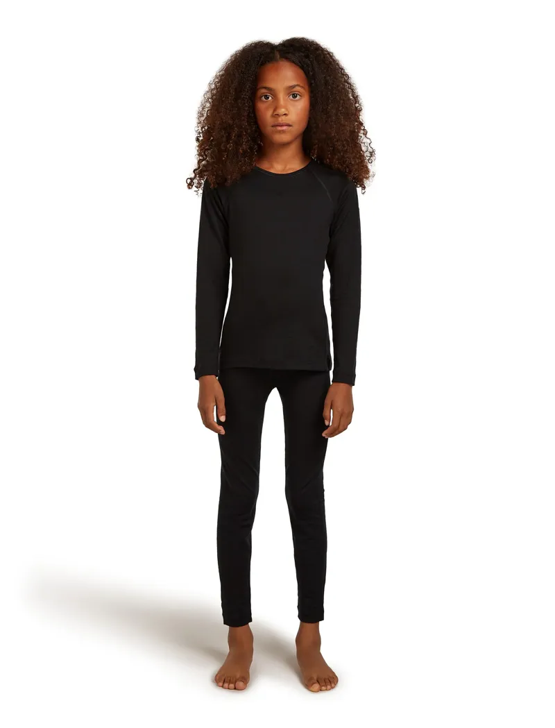 Icebreaker Kids 200 Oasis Leggings - Black-6