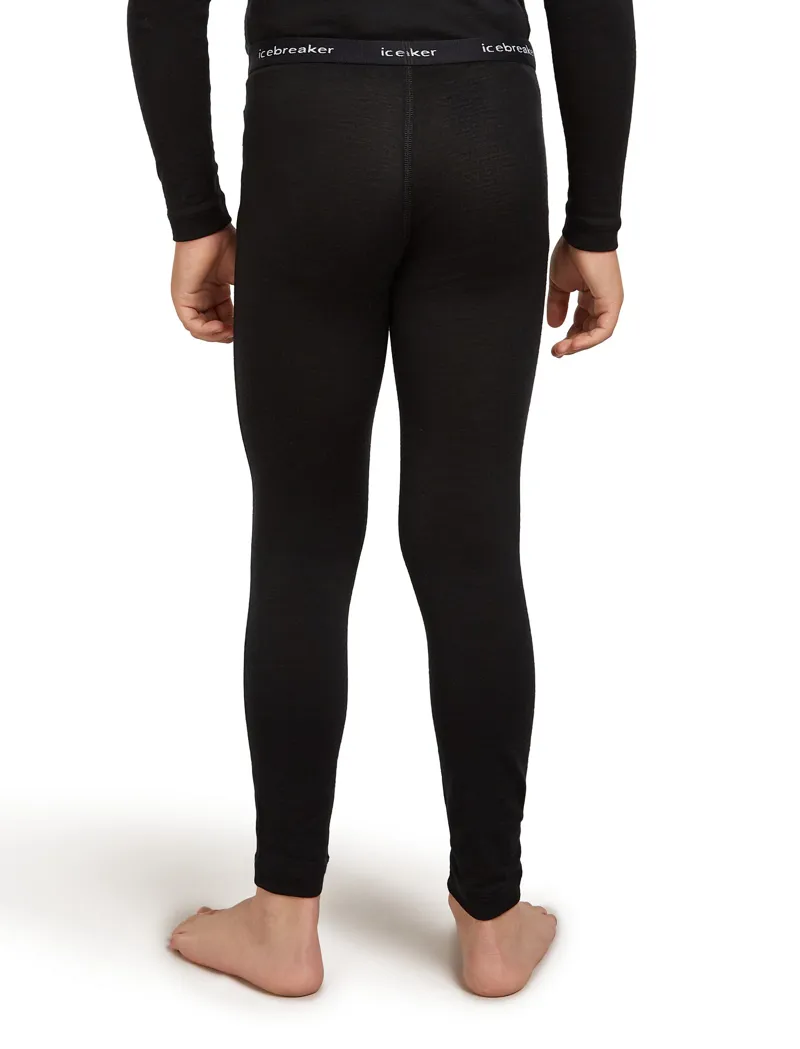 Icebreaker Kids 200 Oasis Leggings - Black-3