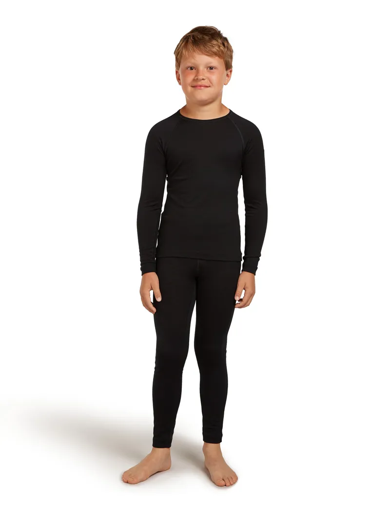 Icebreaker Kids 200 Oasis Leggings - Black-5