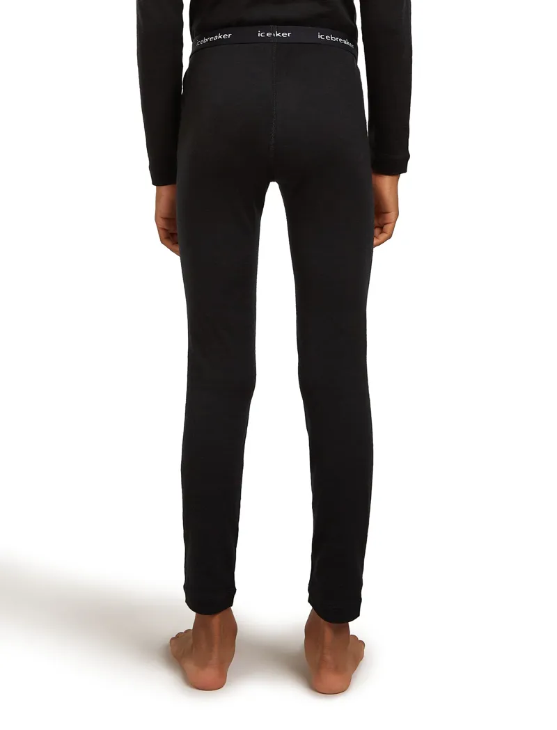 Icebreaker Kids 200 Oasis Leggings - Black-4