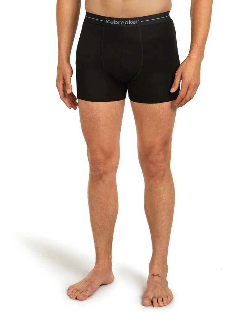 Icebreaker Mens Anatomica Boxers - Black-2