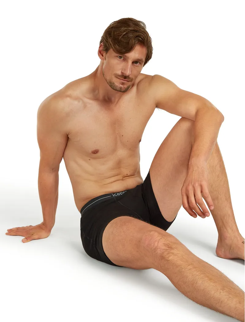 Icebreaker Mens Anatomica Boxers - Black-6