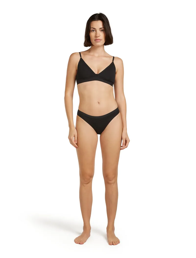 Icebreaker Womens Siren Bikini - Black-3
