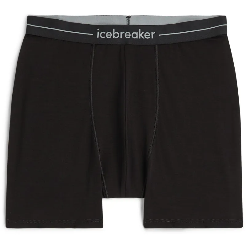 Icebreaker Mens Anatomica Boxers - Black-1