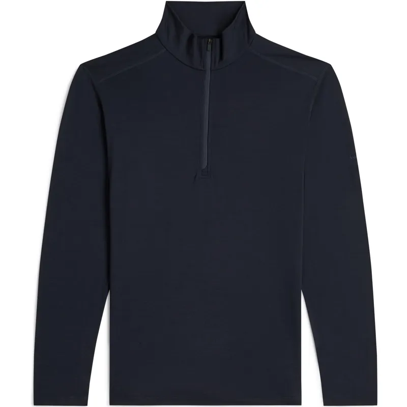 Icebreaker Mens 200 Oasis Long Sleeved Half Zip Tee - Midnight Navy-1