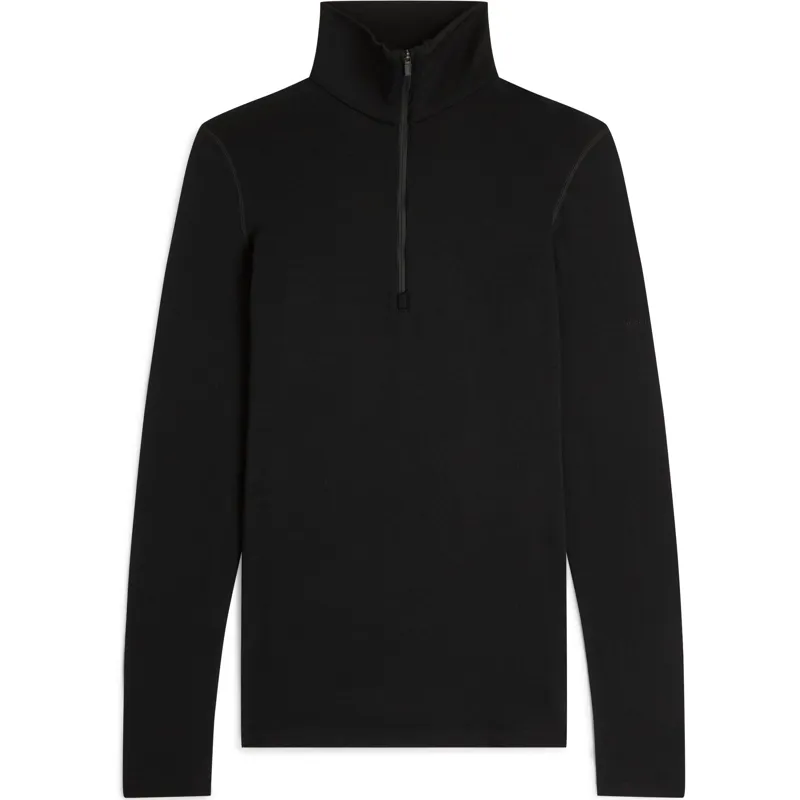 Icebreaker Womens 260 Tech Long Sleeved Half Zip Tee - Black-1