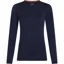 Icebreaker Womens 260 Tech Long Sleeved Crew Tee - Midnight Navy