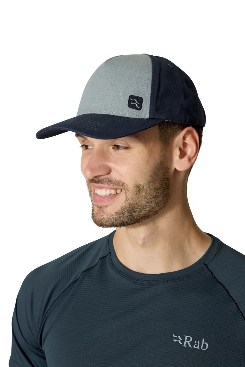 Rab Calet Embroidery Cap - Anthracite-Light Zinc-1