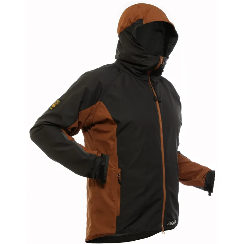 Paramo Mens Caminata Jacket - Dark Grey-Outback Red-1