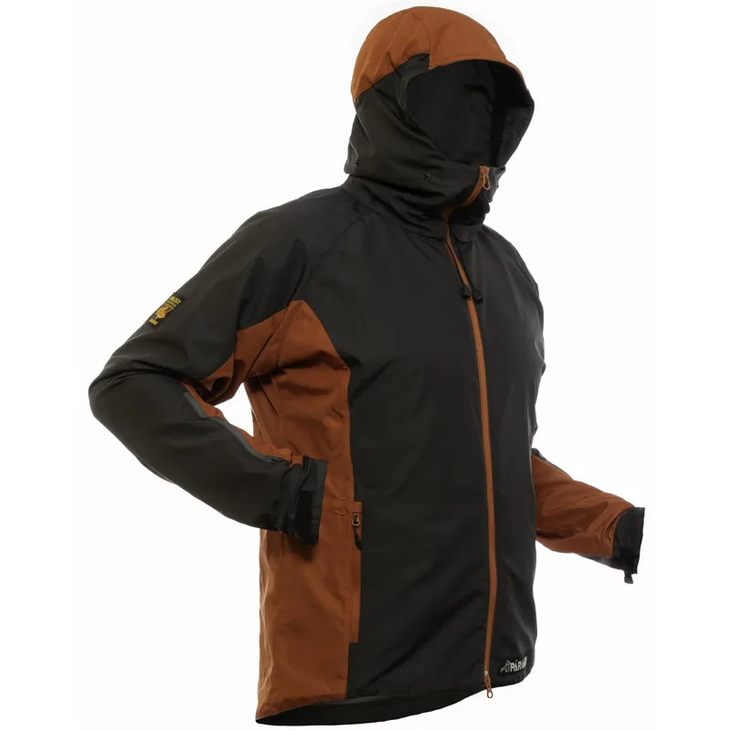 Paramo Mens Caminata Jacket - Dark Grey-Outback Red-1