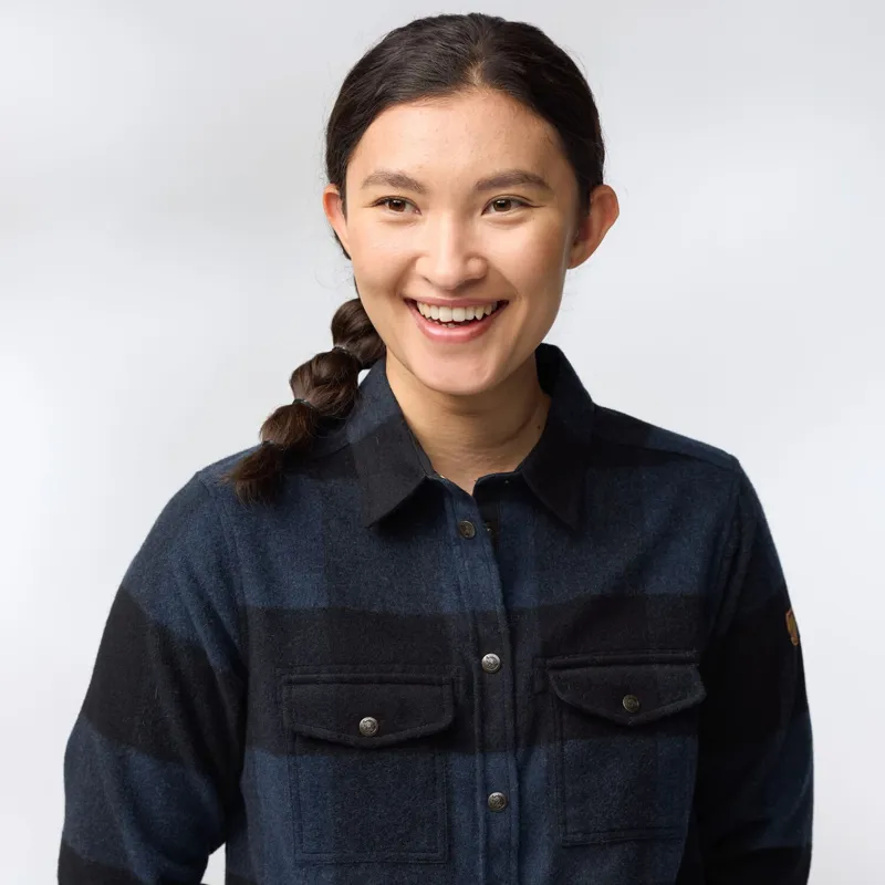 Fjallraven Womens Canada Shirt - Fog-Chalk White-10