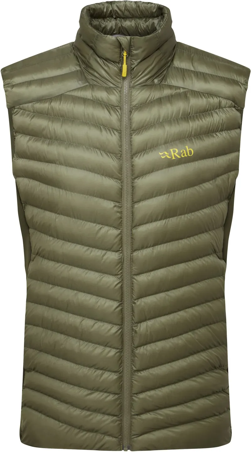 Rab Mens Cirrus Flex Vest - Light Khaki-Army