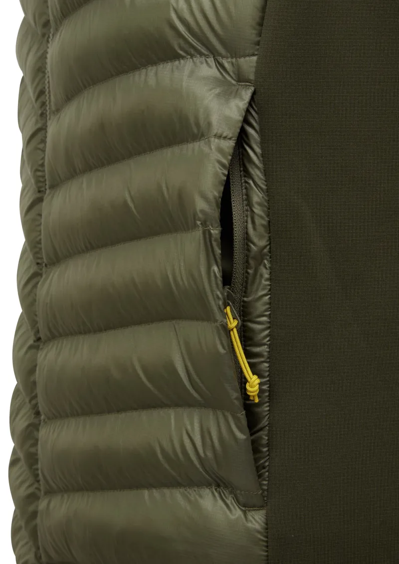 Rab Mens Cirrus Flex Vest - Light Khaki-Army-3