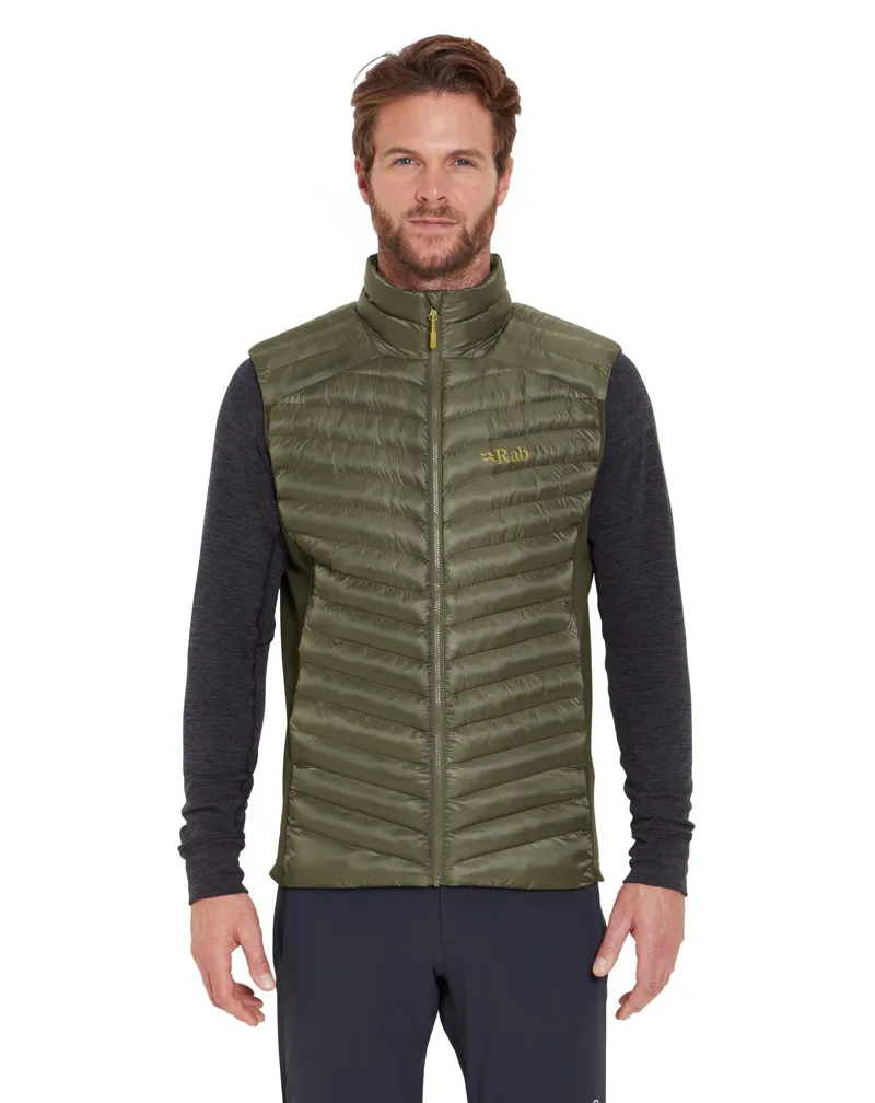 Rab Mens Cirrus Flex Vest - Light Khaki-Army-6